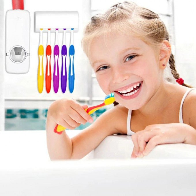 Distributeur de dentifrice avec porte-brosse à dents - Image 6
